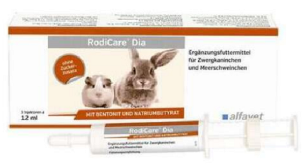 E-shop RodiCare Dia doplnkové krmivo pre zakrslé králiky a morčatá 3x12ml