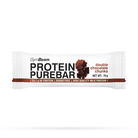 Proteínová tyčinka PureBar - GymBeam, dvojnásobné kúsky čokolády, 60g