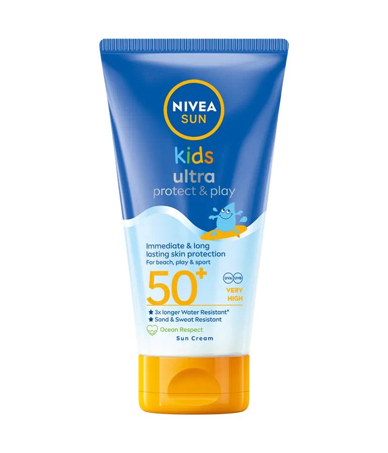 E-shop NIVEA Mlieko detské na opaľovanie Ultra Protect&Play OF50+ 150 ml
