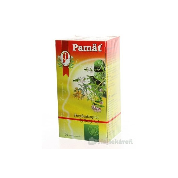Agrokarpaty bylinný čaj na pamäť, 20x2g