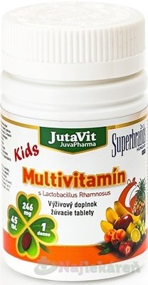 E-shop JutaVit Multivitamín s Lactobac. Rhamnosus Kids, 45 ks