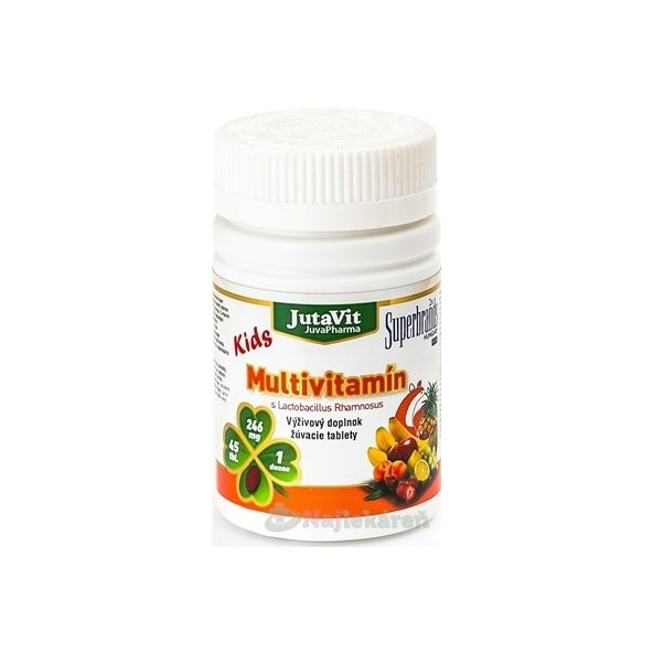 JutaVit Multivitamín s Lactobac. Rhamnosus Kids, 45 ks