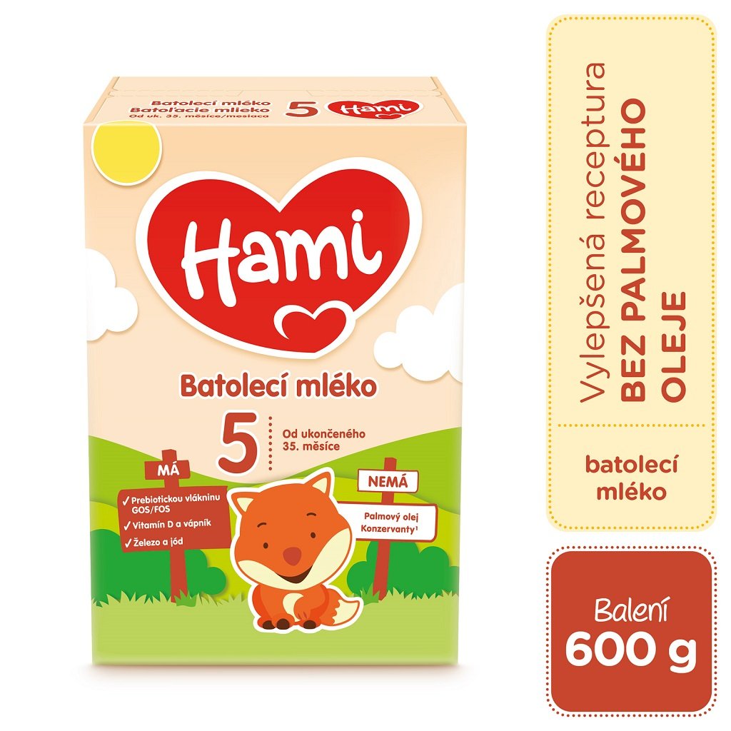 E-shop HAMI 5 Mlieko detské 600 g
