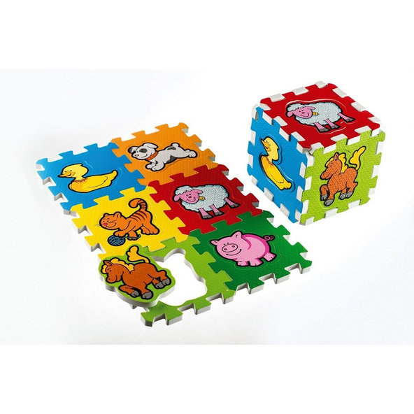 TEDDIES Pěnové puzzle Moje první zvířátka