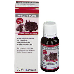 Rodicare Pulmo perorálny roztok na podporu dýchacieho traktu hlodavcov 20ml