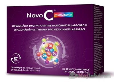 E-shop Novo C Multivitamin, lipozomálne kapsuly, 30 ks