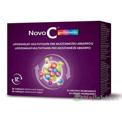 Novo C Multivitamin, lipozomálne kapsuly, 30 ks