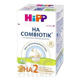 HiPP HA 2 COMBIOTIK následná mliečna dojčenská výživa (od 6. mesiaca) 600 g