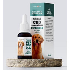 Olej konopný CBD 15% 10ml (270 kvapiek) pre veľké psy od 23kg