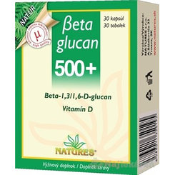 NATURES Betaglucan 500+, 30ks