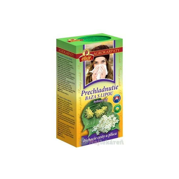 AGROKARPATY Prechladnutie BAZA S LIPOU, 20x2g