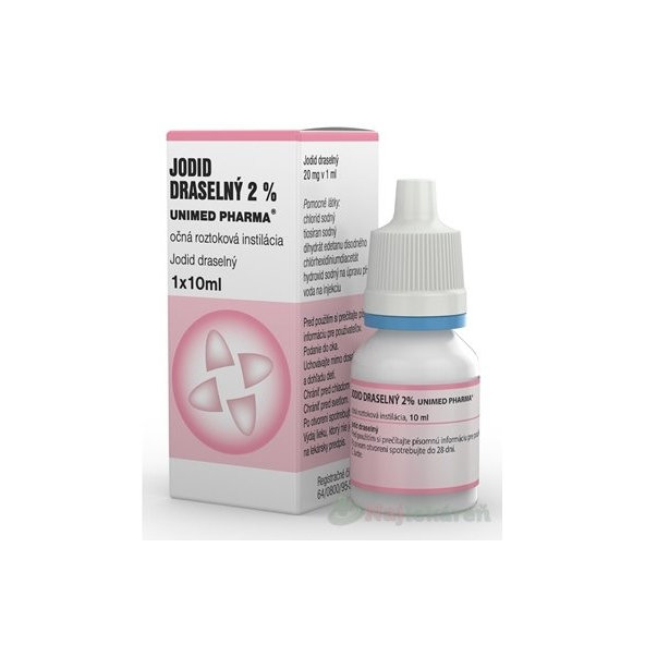 JODID DRASELNÝ 2 % UNIMED PHARMA 10 ml