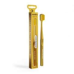 Ultra jemná zubná kefka zlatá 12 000 Nordics