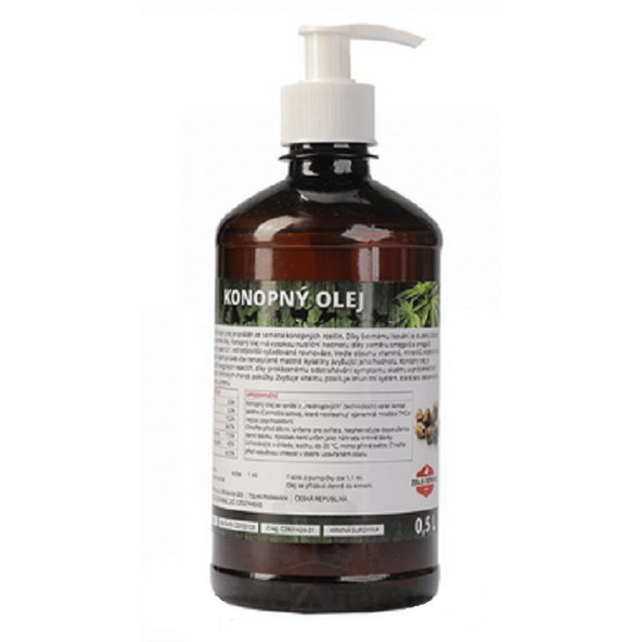 ZEUS Olej konopný pre psy a mačky 500ml