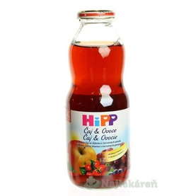 HiPP Čaj BIO šípkový so šťavou z červených plodov 500ml