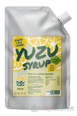 E-shop YUZU SYRUP sirup na prípravu nápoja 750 ml