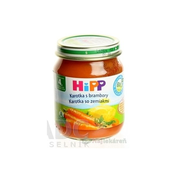 HiPP BIO príkrm mrkva so zemiakmi 125g
