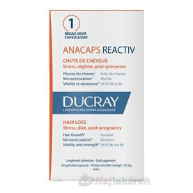 DUCRAY ANACAPS REACTIV podpora pre vlasy 30 ks