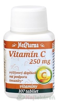 E-shop MedPharma Vitamín C 250 mg 107 ks