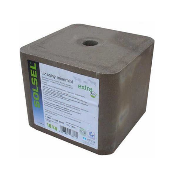 SOLSEL minerálny liz Extra pre hovädzí dobytok, kone, kozy a ovce 10kg