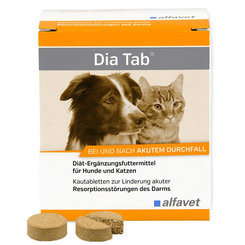 Dia Tab na reguláciu narušených tráviacich procesov pre psov a mačky 6x5,5g