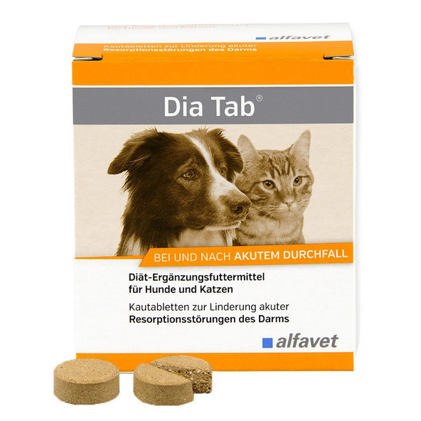 Dia Tab na reguláciu narušených tráviacich procesov pre psov a mačky 6x5,5g
