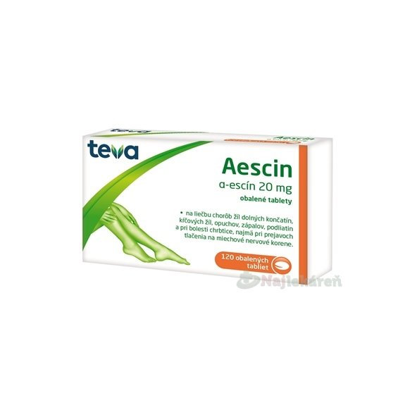 AESCIN Teva 20 mg - 120 ks