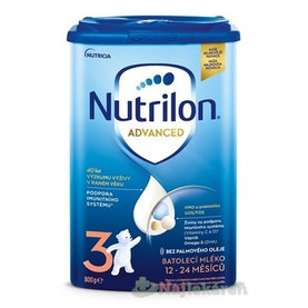Nutrilon Advanced 3 batoľacia mliečna výživa v prášku (12-24 mesiacov) 6x800 g