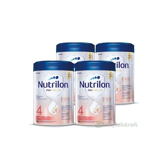 Nutrilon 4 Profutura DUOBIOTIK batoľacie mlieko (24+ mesiacov) 4x800 g