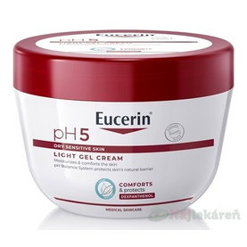 Eucerin pH5 Ľahký gél-krém pre suchú a citlivú pokožku 350 ml