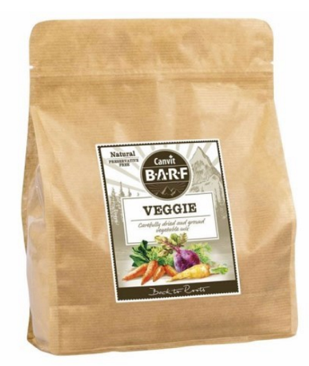 E-shop Canvit BARF Veggie zmes sušenej a mletej zeleniny pre psy 800g