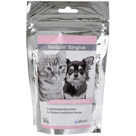 FeliGum Gingiva žuvacie tablety pre mačky a malé psy 120g (60ks)