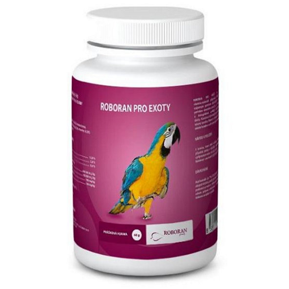 Roboran EX pre exotické vtáky s pupalkovým olejom 100g