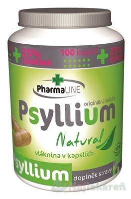 E-shop PharmaLINE Psyllium Natural výživový doplnok, 100ks