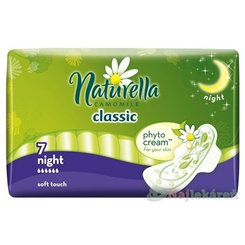 Naturella CAMOMILE Classic Night hygienické vložky 7ks