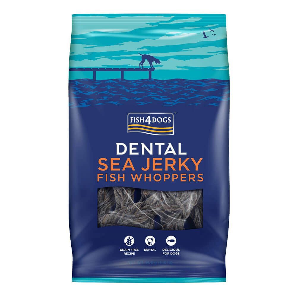 E-shop FISH4DOGS Dentálne maškrty pre psov morská ryba 500g