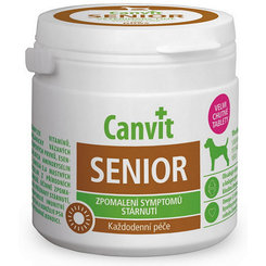 Canvit Senior komplex vitamínov pre starnúce psy nad 7 rokov, 100 tabliet 100 g