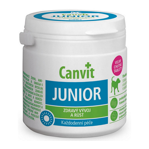 Canvit Junior tablety pre šteňatá a mladé psy v období rastu 100 tabliet 100 g