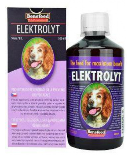 E-shop Elektrolyt pre psy na rýchlu regeneráciu organizmu a prevenciu dehydratácie 500ml
