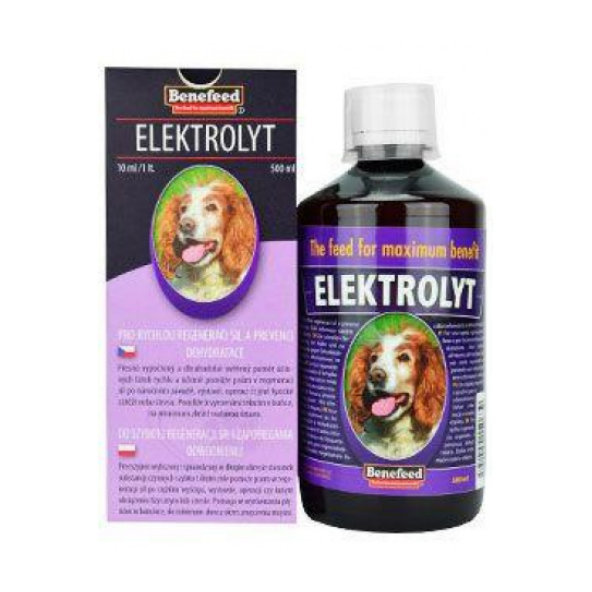 Elektrolyt pre psy na rýchlu regeneráciu organizmu a prevenciu dehydratácie 500ml