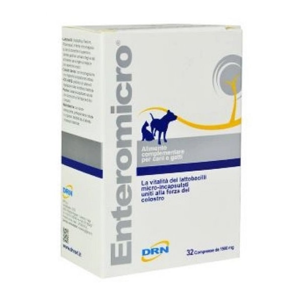 Enteromicro Complex 1500mg probiotikum pre psy a mačky 32 tabliet