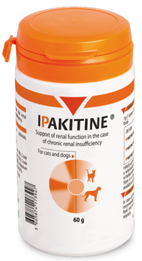 E-shop IpaKitine na podporu obličiek pri chronickej nedostatočnosti obličiek u psov a mačiek 60g