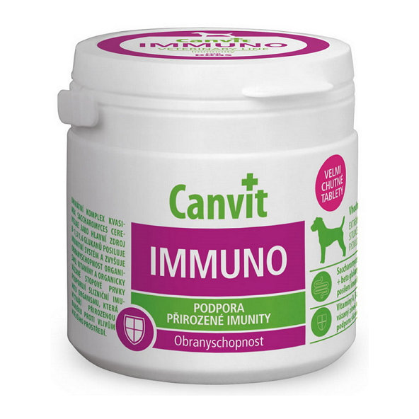 Canvit IMMUNO vhodný pre extrémne životné situácie, fyziologický stres pre psy 100tbl 100 g