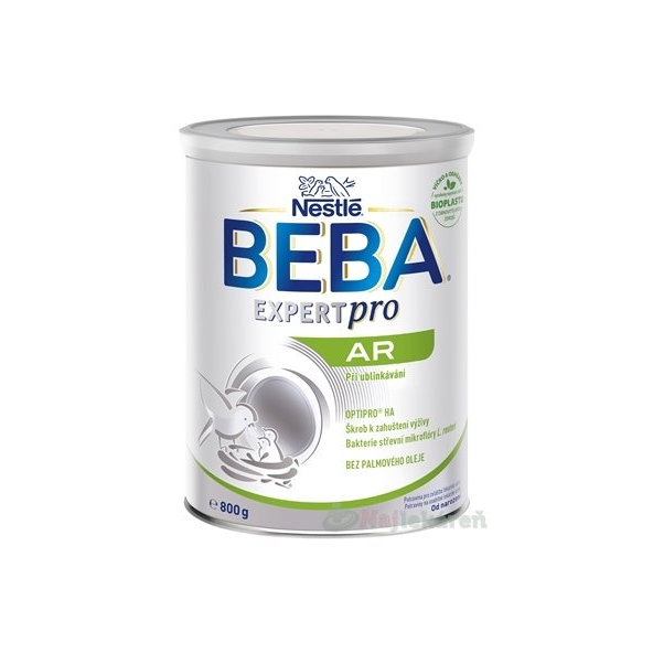 BEBA EXPERTpro AR špeciálna výživa dojčiat pri odgrckávaní (od narodenia) 800 g