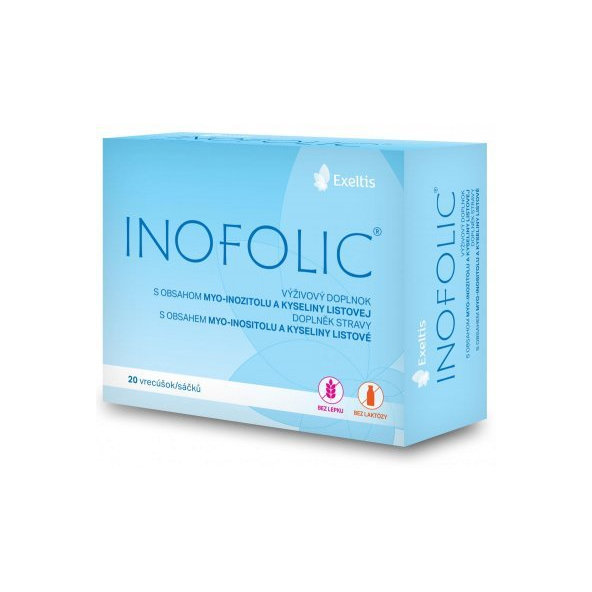 INOFOLIC s obsahom kyseliny listovej, 20 vrecúšok