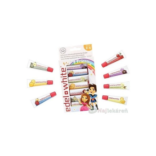 EDEL-WHITE DETSKÉ ZUBNÉ PASTY