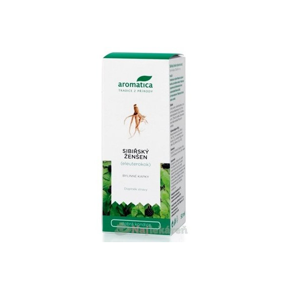 aromatica SIBÍRSKY ŽENŠEŇ BYLINNÉ KVAPKY