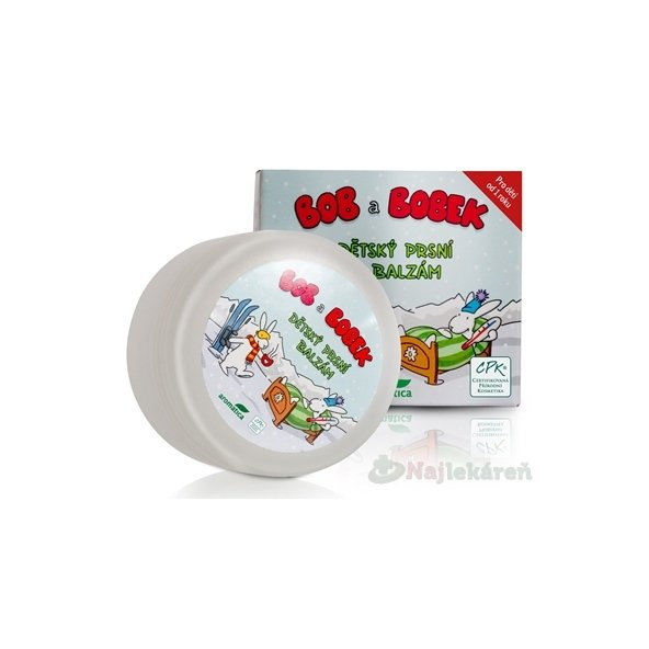 aromatica Bob a Bobek DETSKÝ PRSNÝ BALZAM 30ml