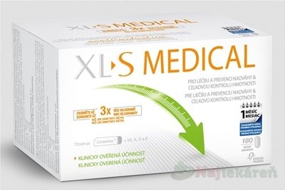 E-shop XL S MEDICAL na prevenciu nadváhy, 180ks
