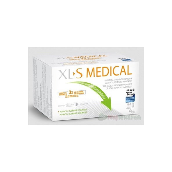 XL S MEDICAL na prevenciu nadváhy, 180ks